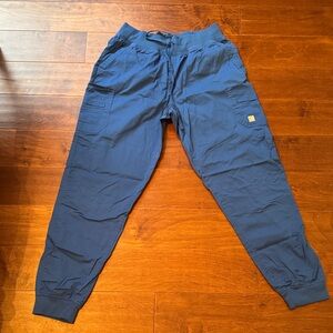 Women's royal Blue Cargo Jogger Track Pants